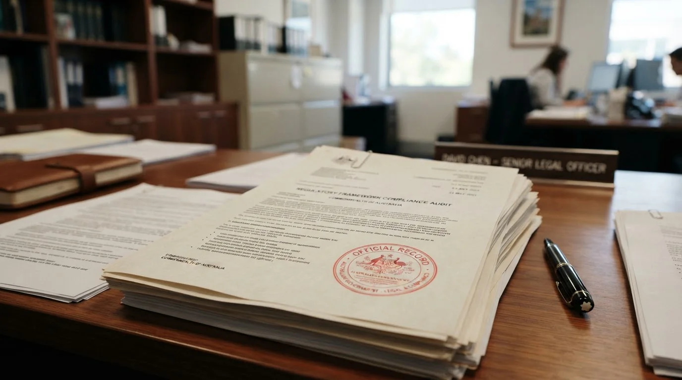 Australian legal document with ACMA regulatory framework