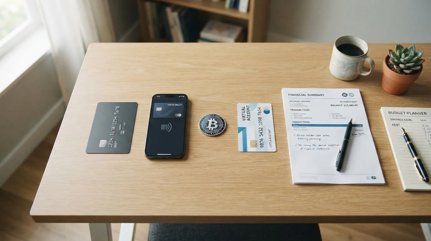 Payment method comparison showing Neteller alongside PayID crypto and bank transfers
