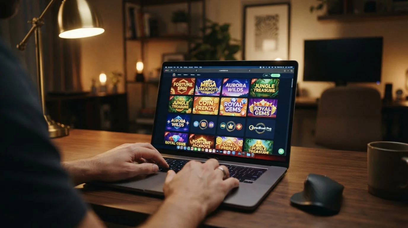 Online pokies game library showing popular Australian slot titles