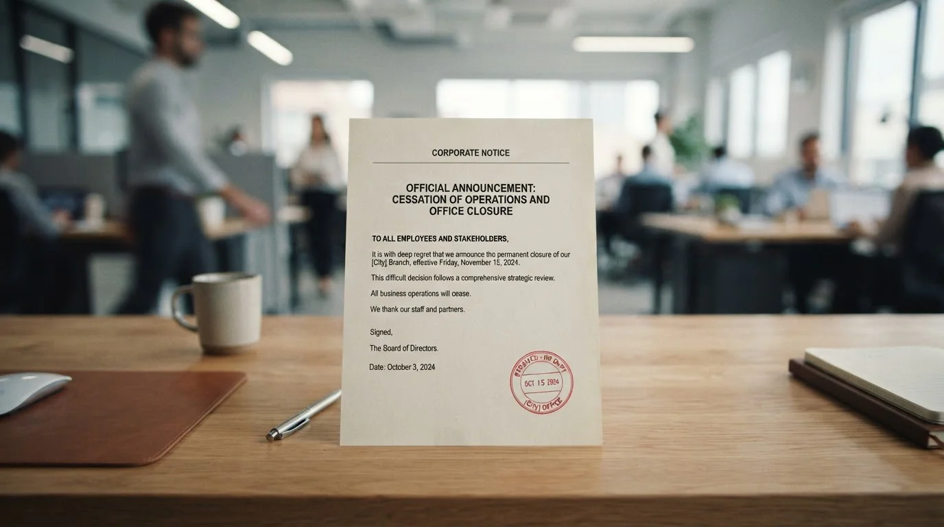 Australia Post announcement document showing POLi shutdown notice